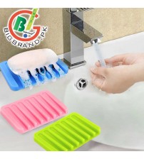 Pack of 2 Silicone Flexible Soap Dish